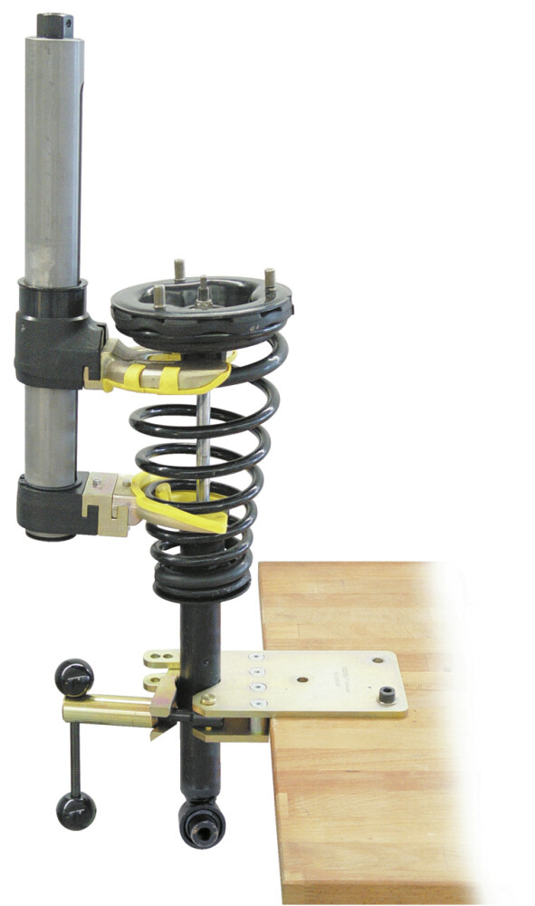 Spring Compressor with Protective Insert