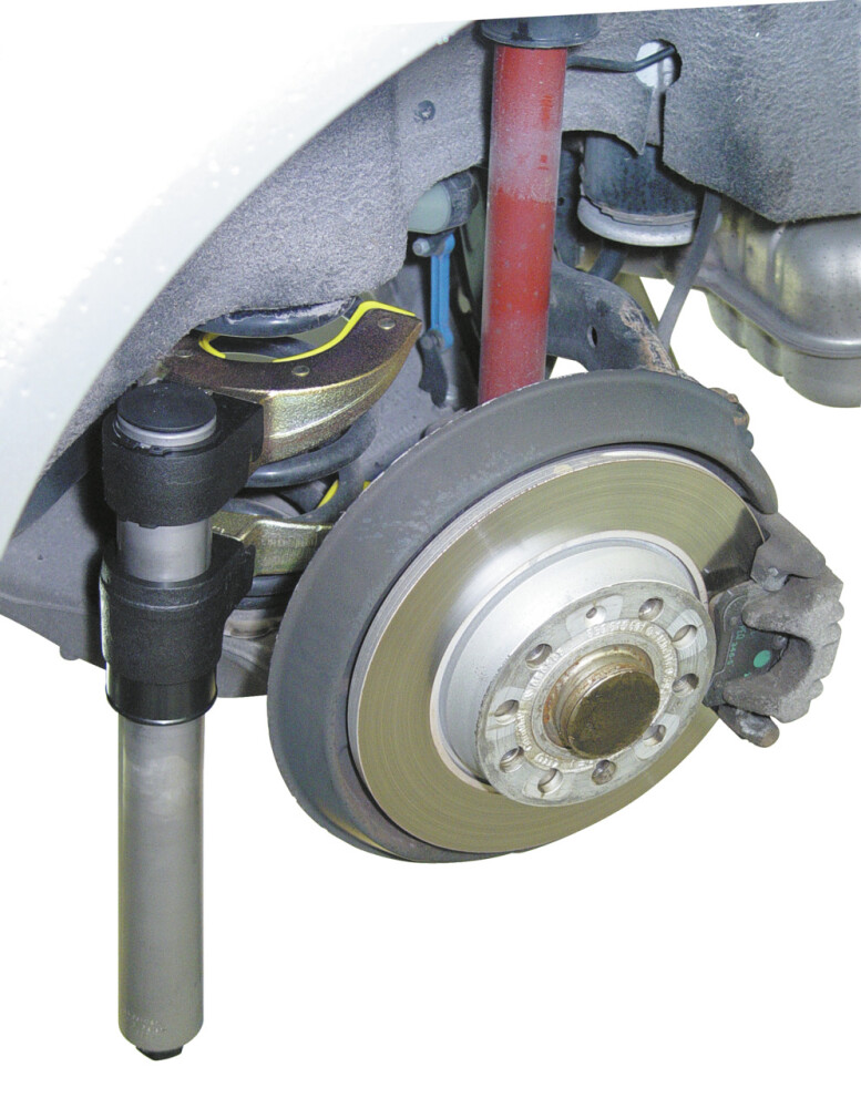 Spring Compressor with Protective Insert