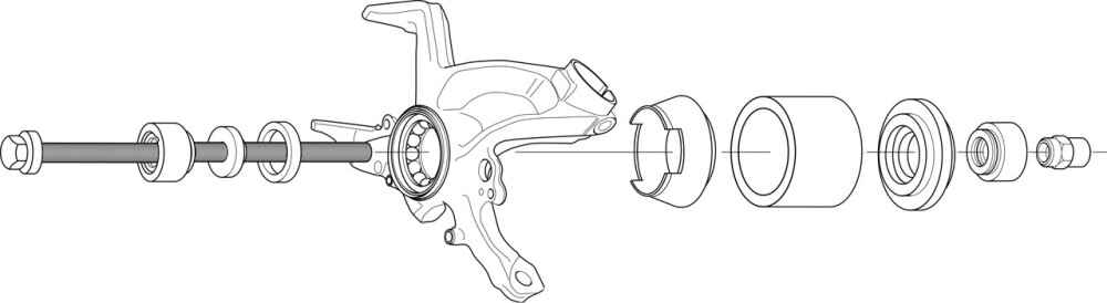 Pull Spindle, M20