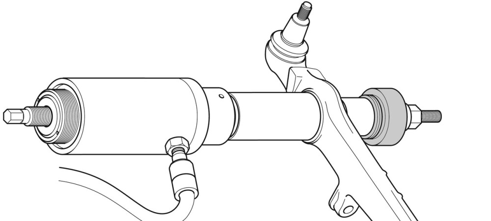 Pull Spindle with Clamping Nut, M24