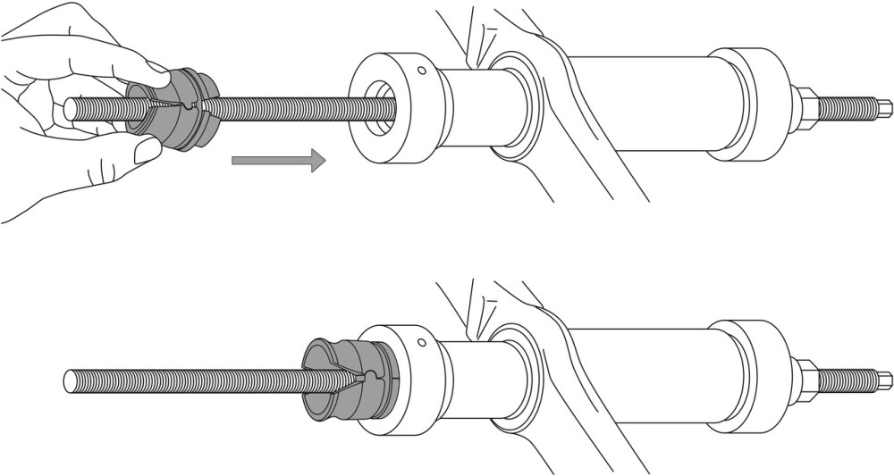 Quick-Action Clamping Nut, M16