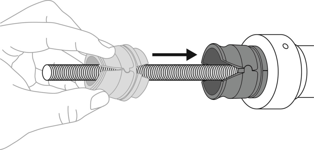 Quick-Action Clamping Nut, M16