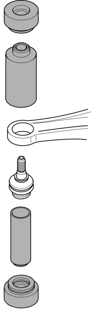 Press/Support Sleeve Set, long, Ø 30-68mm