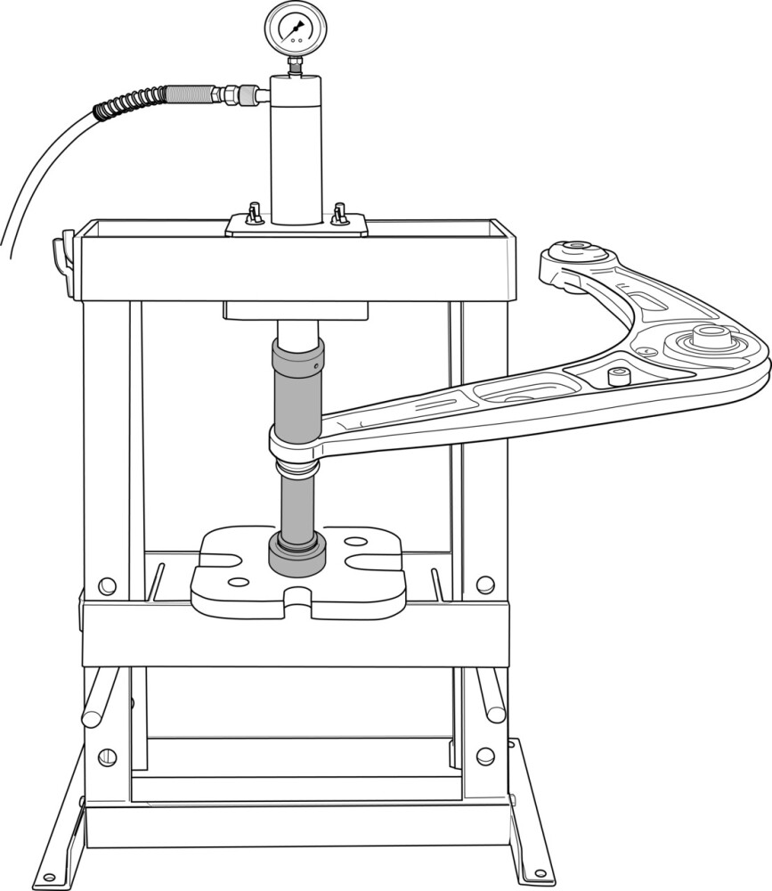 Press/Support Sleeve Set, long, Ø 30-68mm