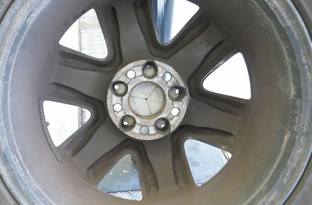 Spare disc set, rim flange