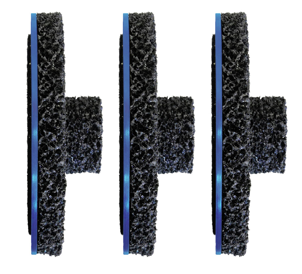 Spare disc set, rim flange