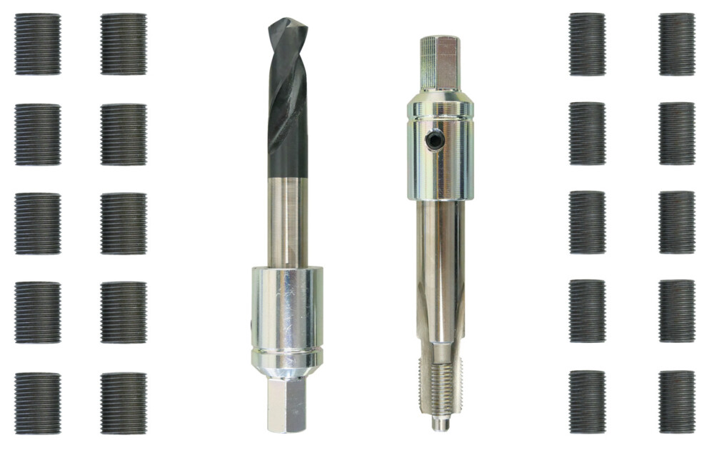 Glow Plug Thread Repair Kit, Universal, M8x1 + M10x1