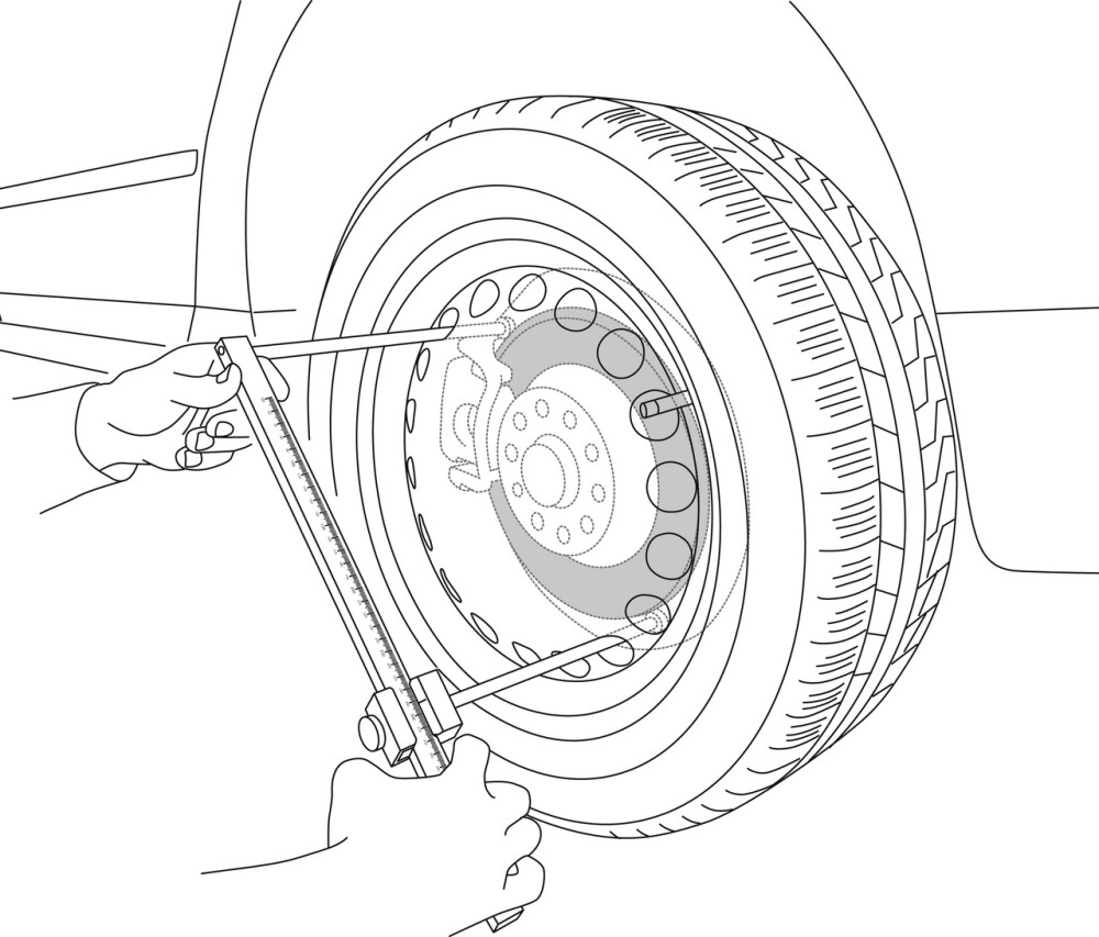 Vernier Calliper for Brake Discs