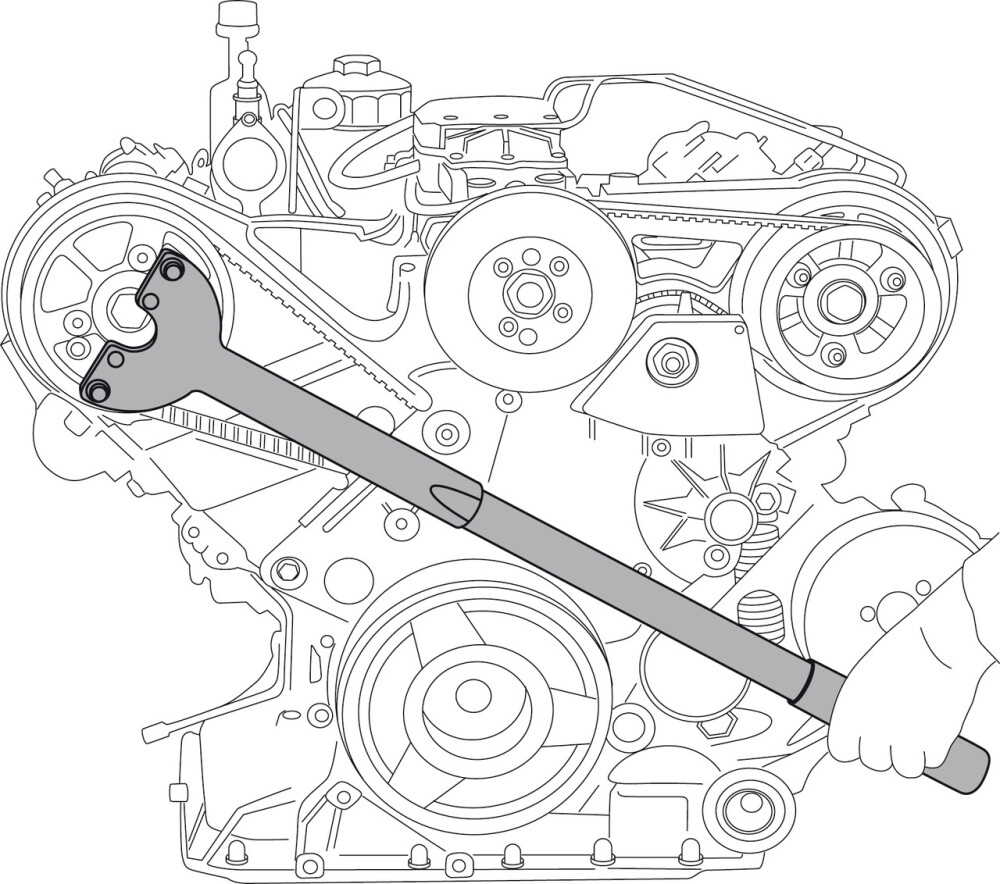 Counter-Holding Tool, VW-Audi