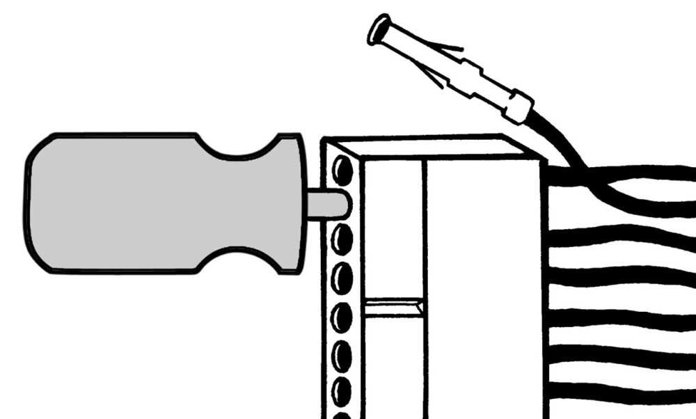 Terminal Tool Set for Push-On Contacts