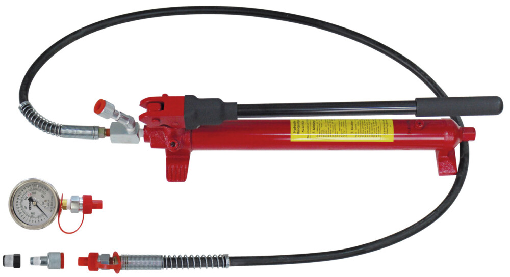 Hydraulic Hand Pump with Pressure Gauge, 17t