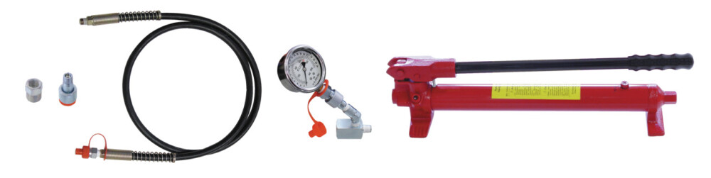 Hydraulic Hand Pump with Pressure Gauge, 28t