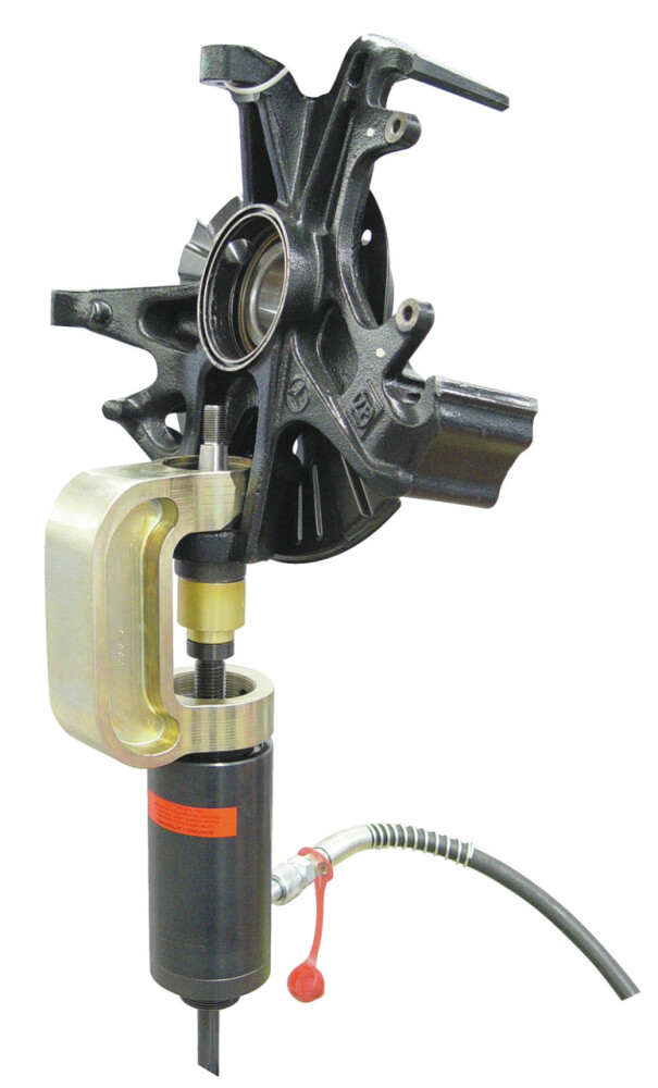 Hydraulic press set without drive