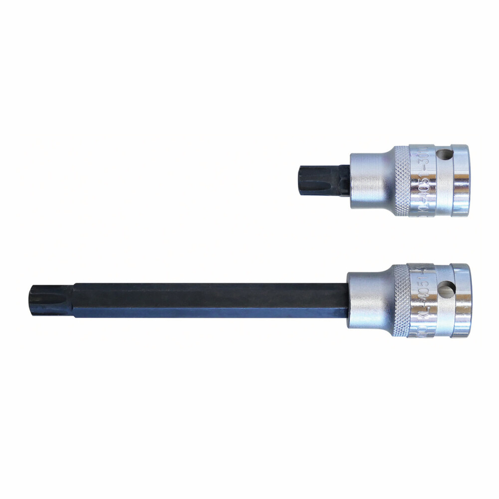 Screwdriver Bit Socket Set , 1/2", Polydrive, M10