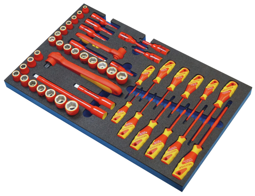Tool Trolley with a High-Voltage Range, 103 pcs.