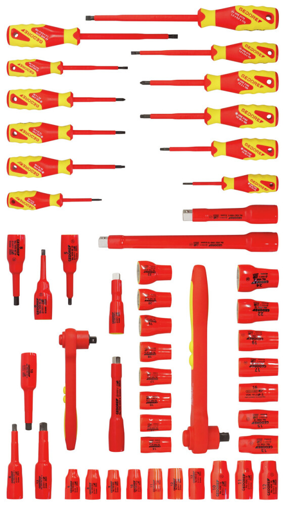 Tool Trolley with a High-Voltage Range, 103 pcs.