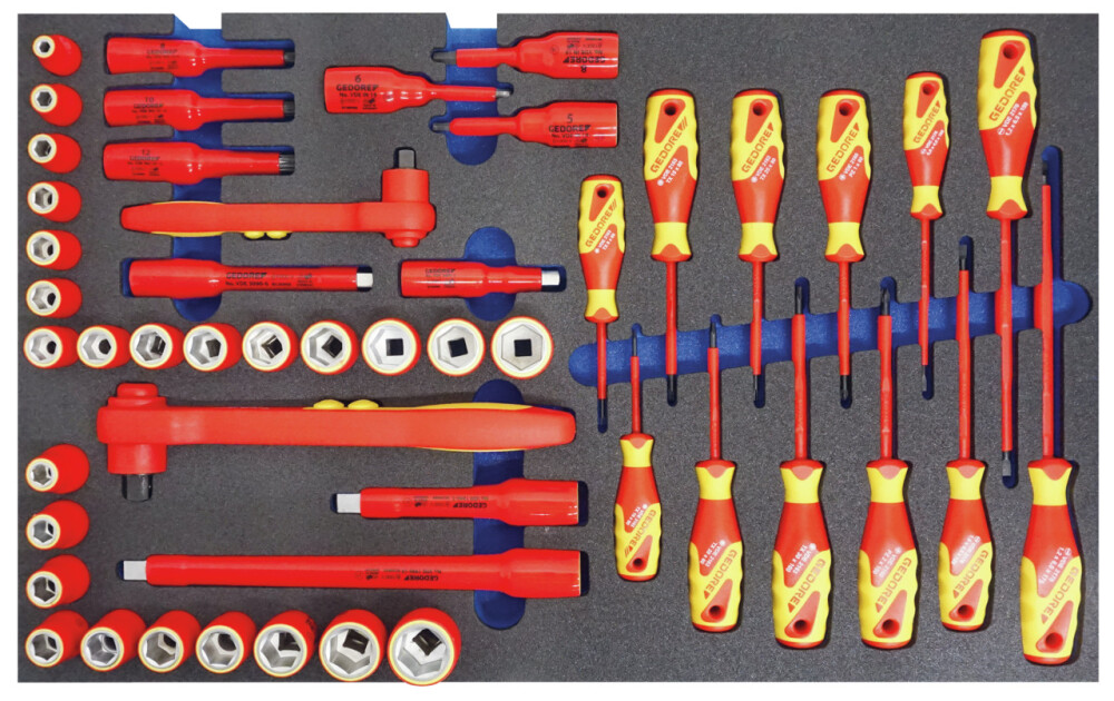 Tool Trolley with a High-Voltage Range, 103 pcs.