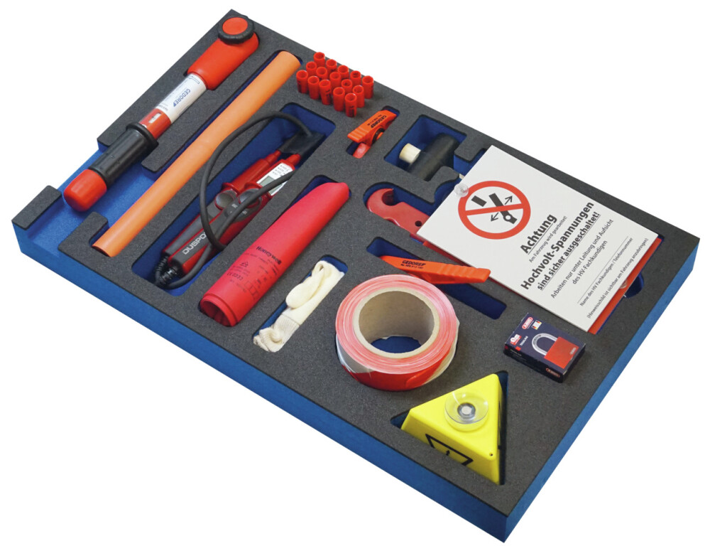 Tool Trolley with a High-Voltage Range, 103 pcs.