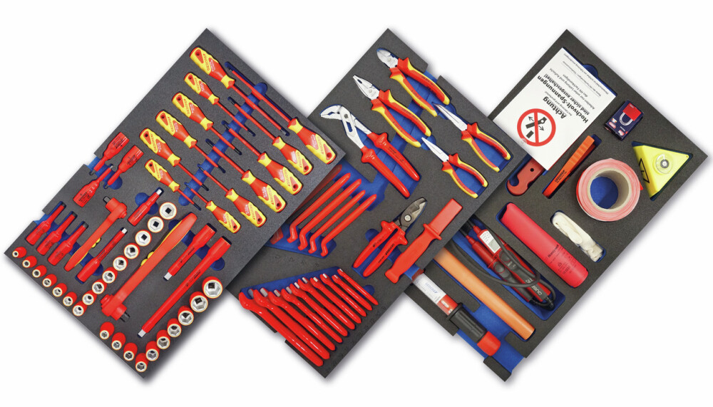Tool Trolley with a High-Voltage Range, 103 pcs.