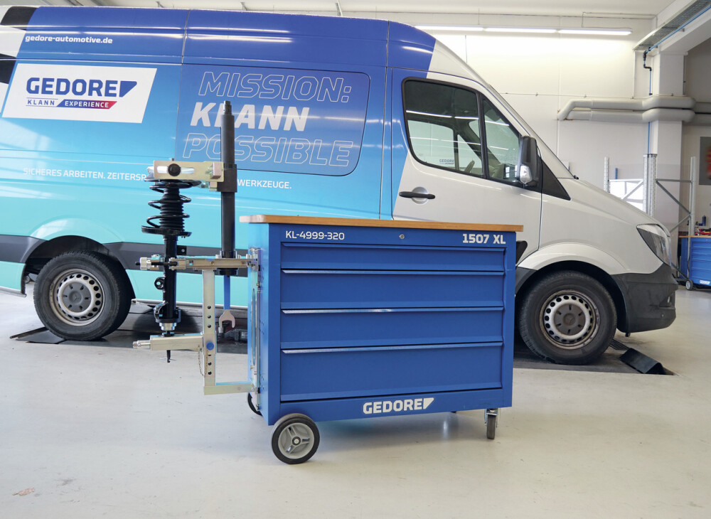 Workshop trolley "Springs and shock absorbers"