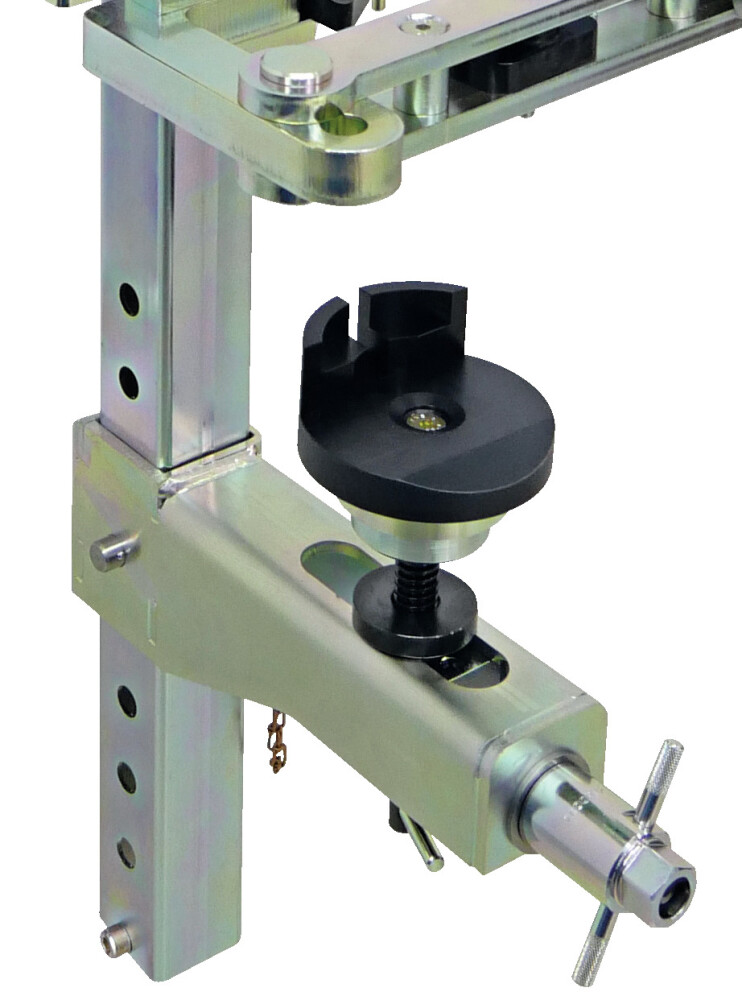 Plastic support for bevelled shock absorbers, Ø 100 mm