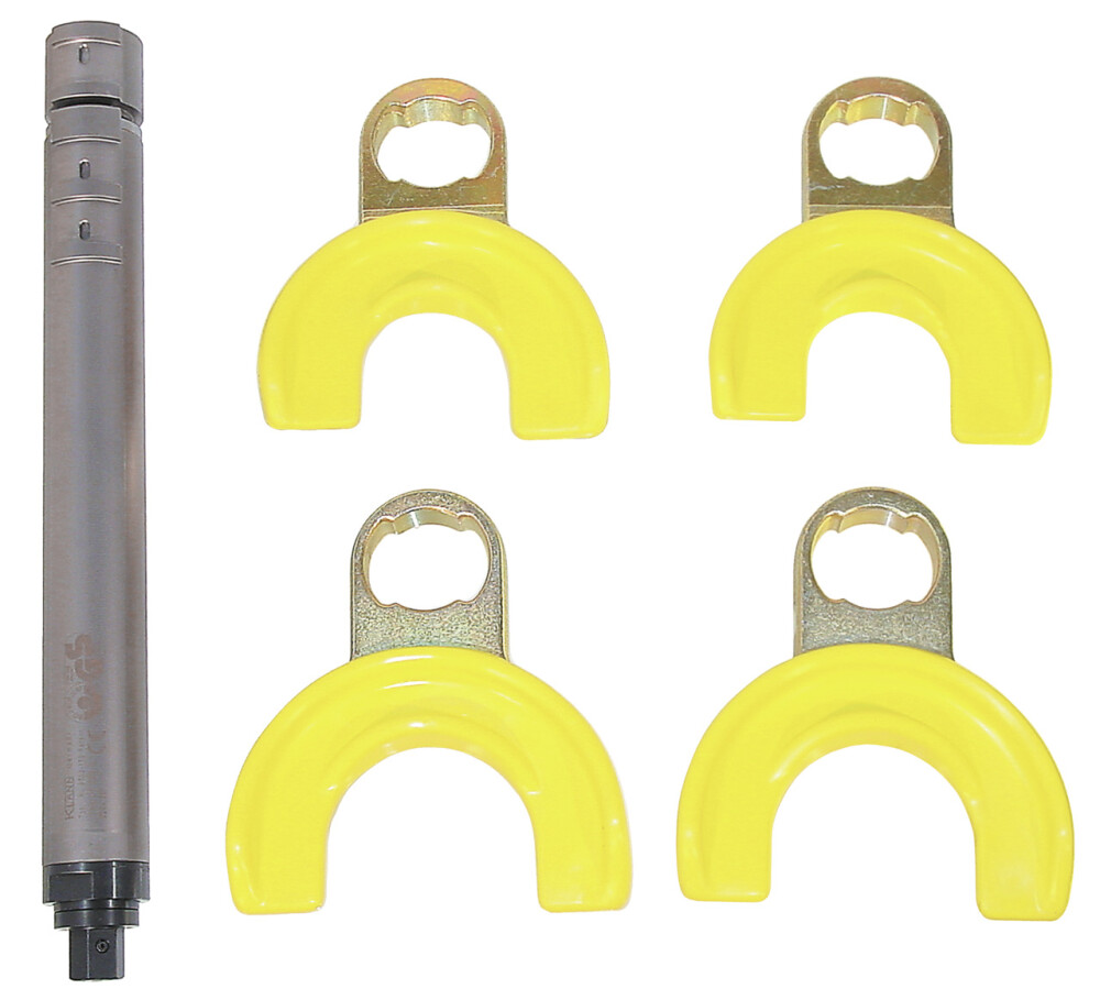 Spring Compressor with Protective Insert