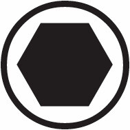 Schraubendrehereinsatz, SW 6, 3/8"